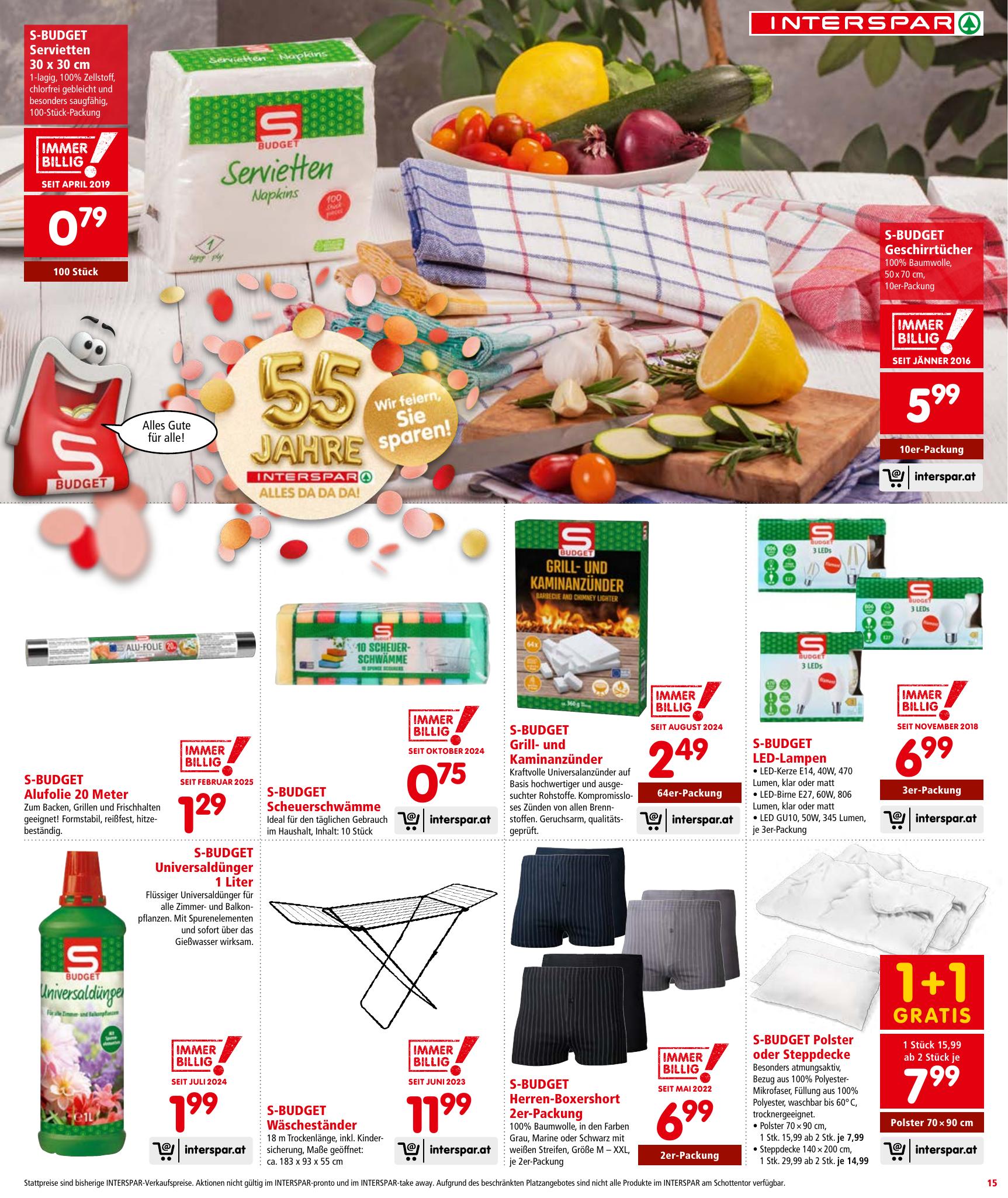 Interspar flyer page