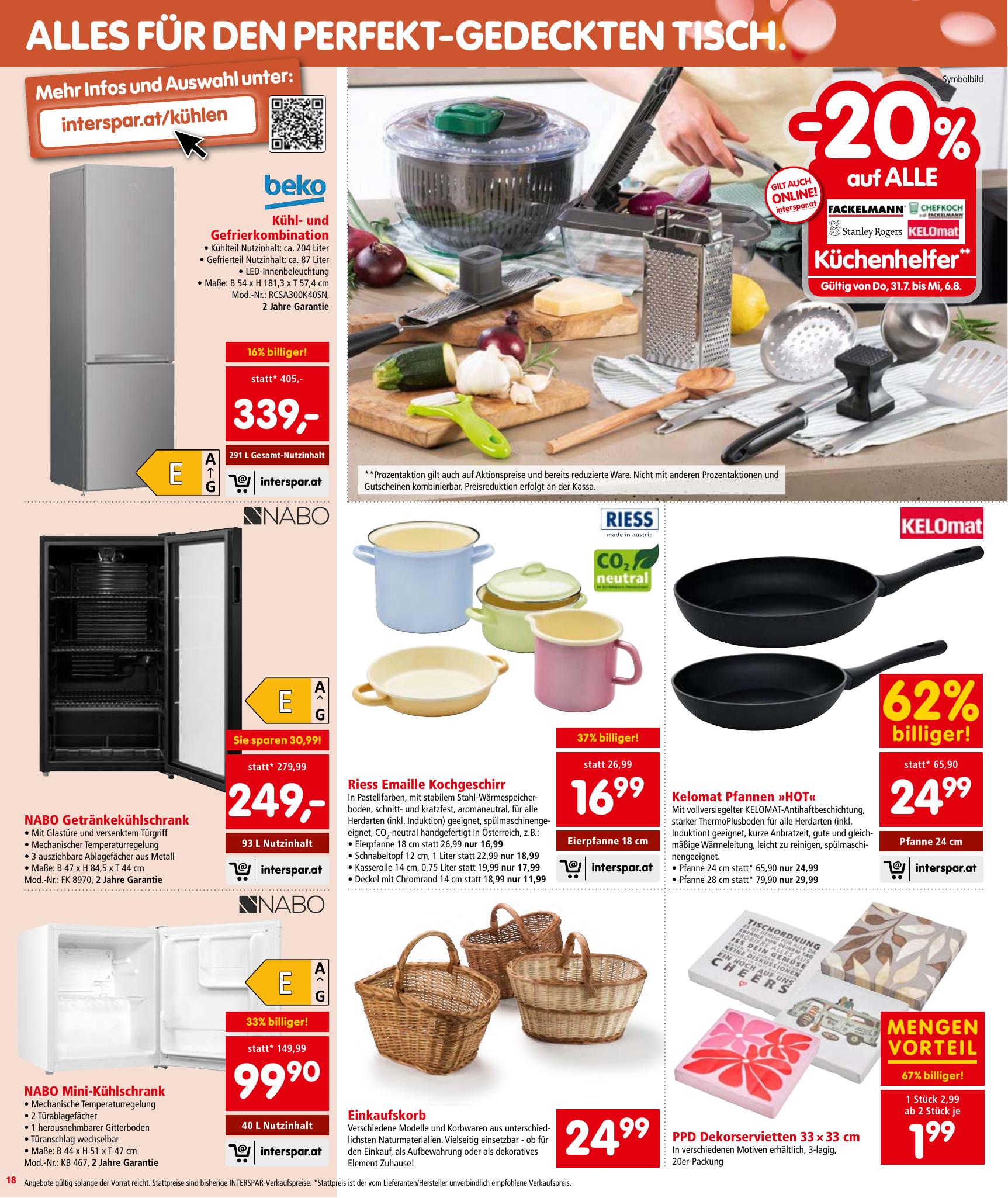 Interspar flyer page