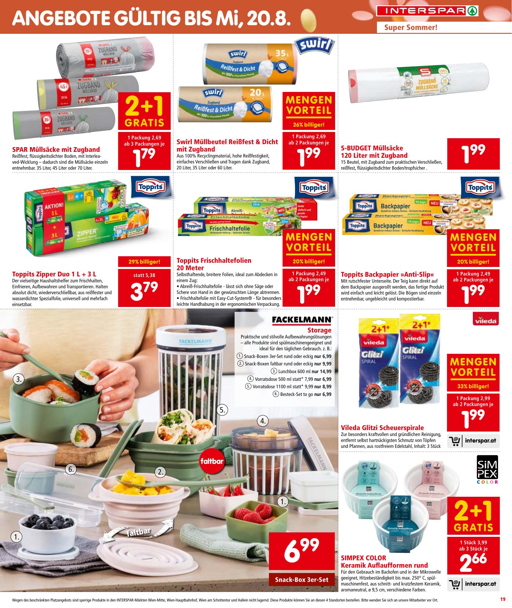 Interspar flyer page