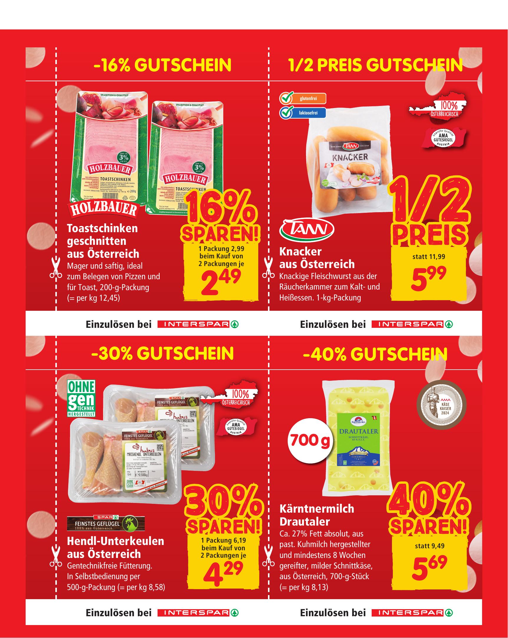 Interspar flyer page