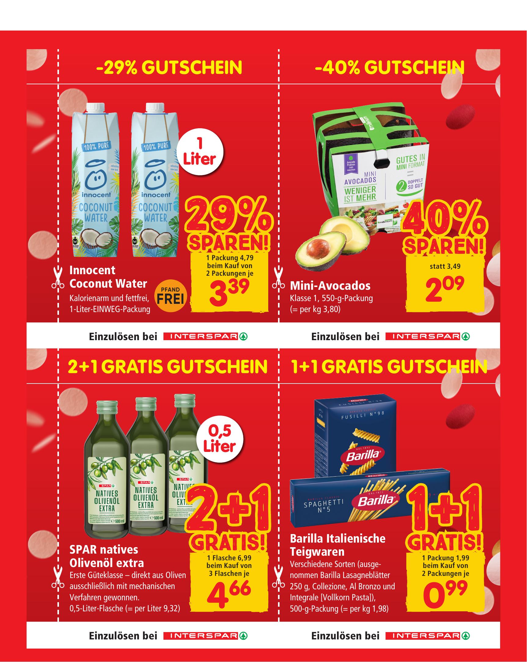 Interspar flyer page