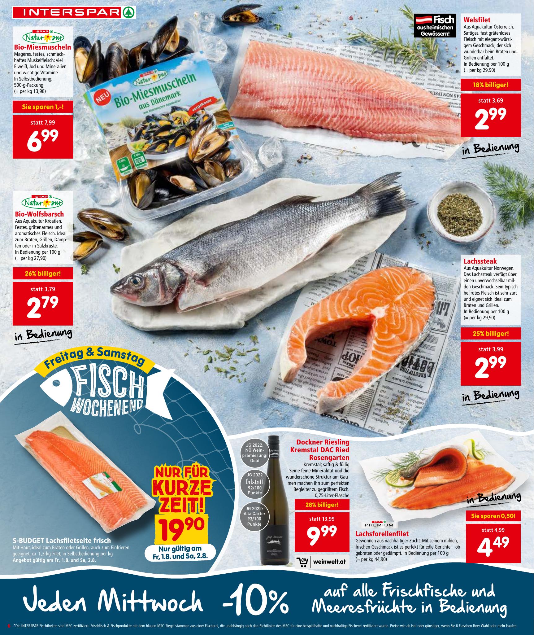 Interspar flyer page