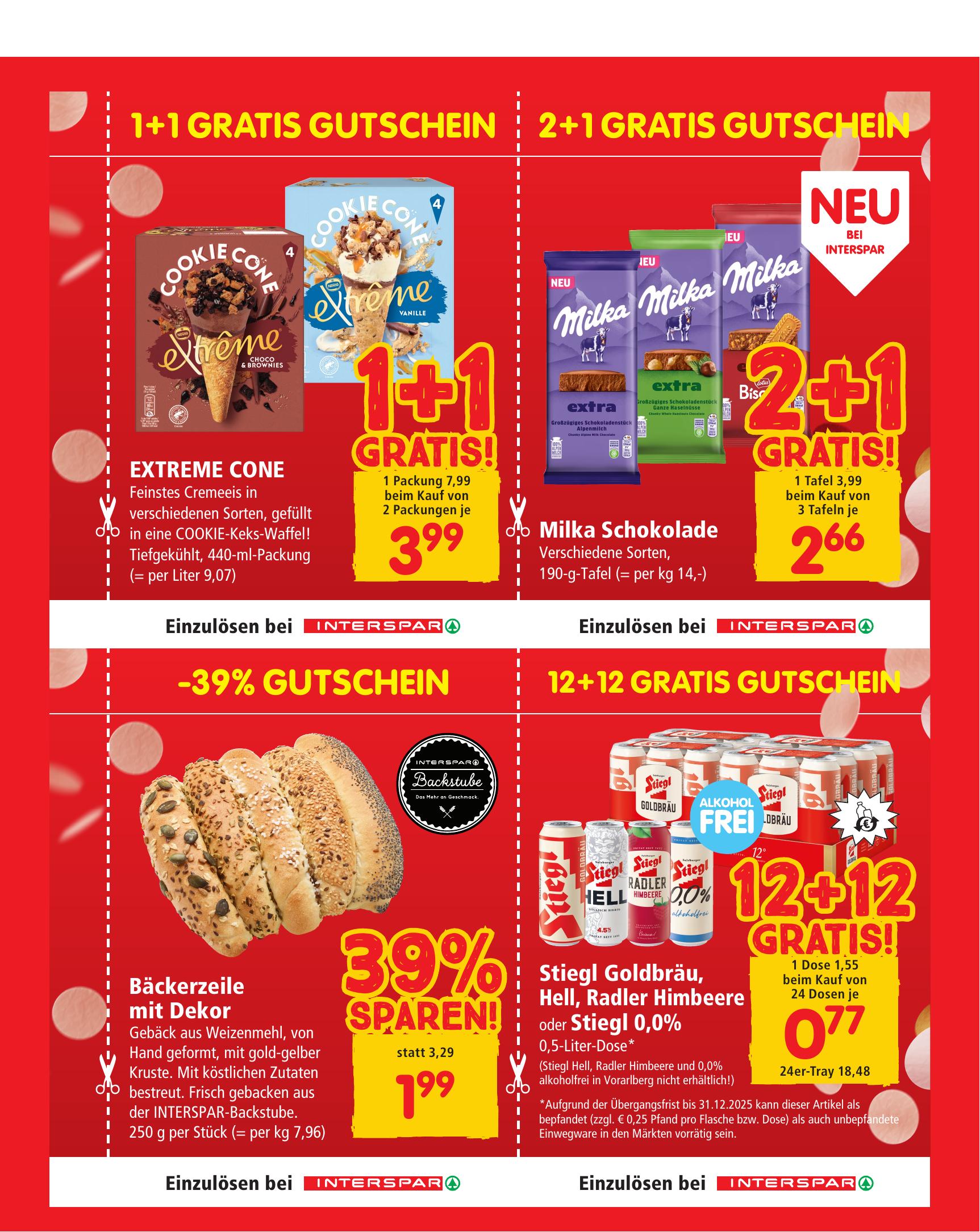 Interspar flyer page
