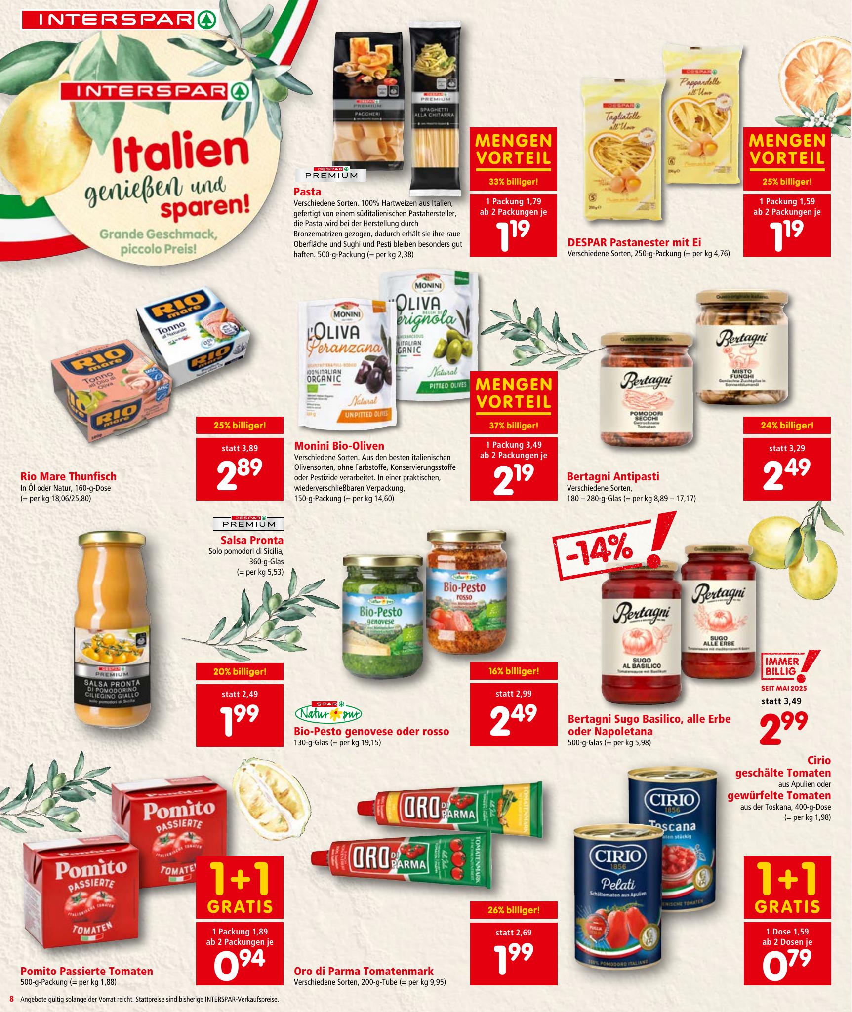 Interspar flyer page