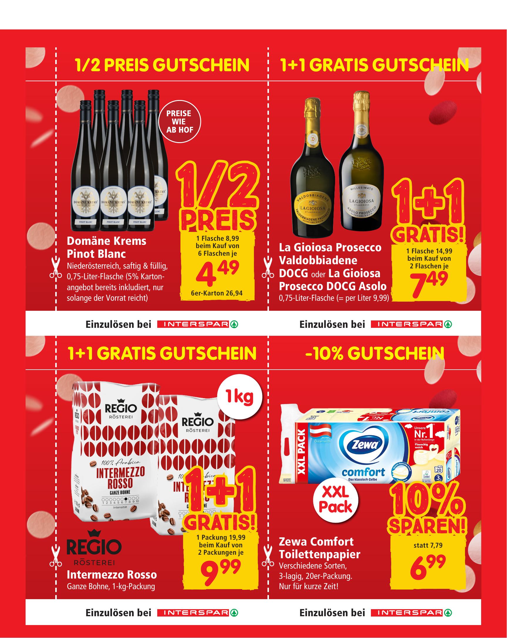 Interspar flyer page