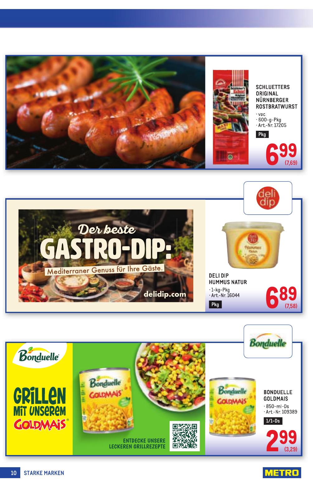 Metro Grosse Marken flyer page