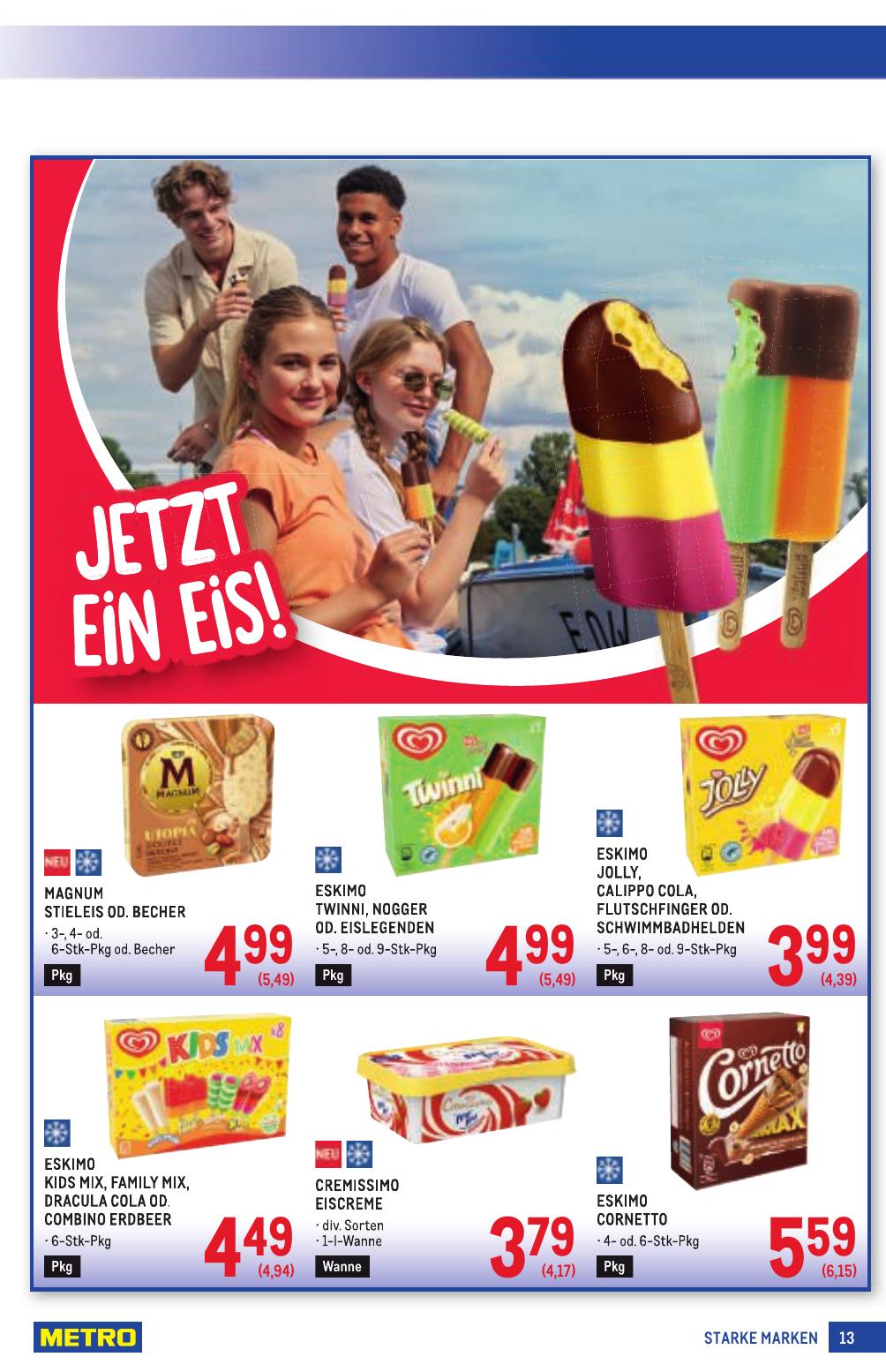 Metro Grosse Marken flyer page