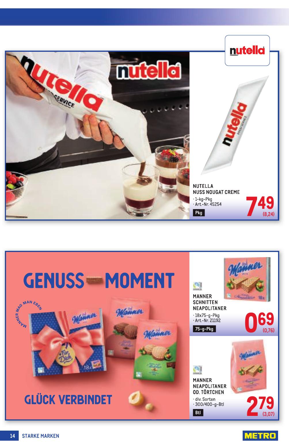 Metro Grosse Marken flyer page