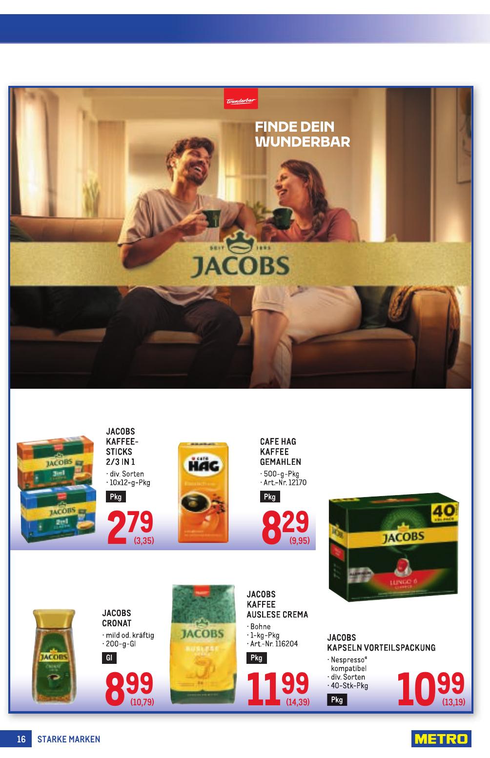 Metro Grosse Marken flyer page