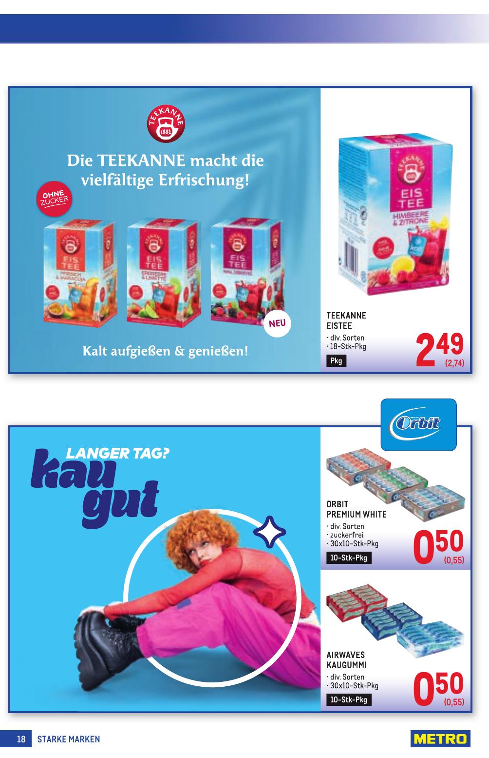 Metro Grosse Marken flyer page