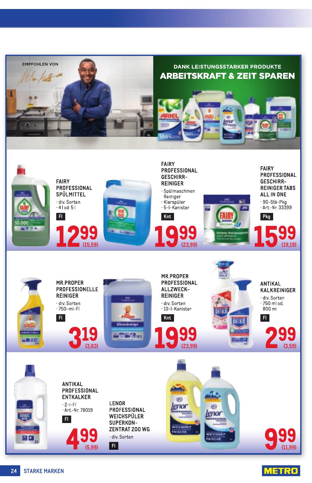 Metro Grosse Marken flyer page