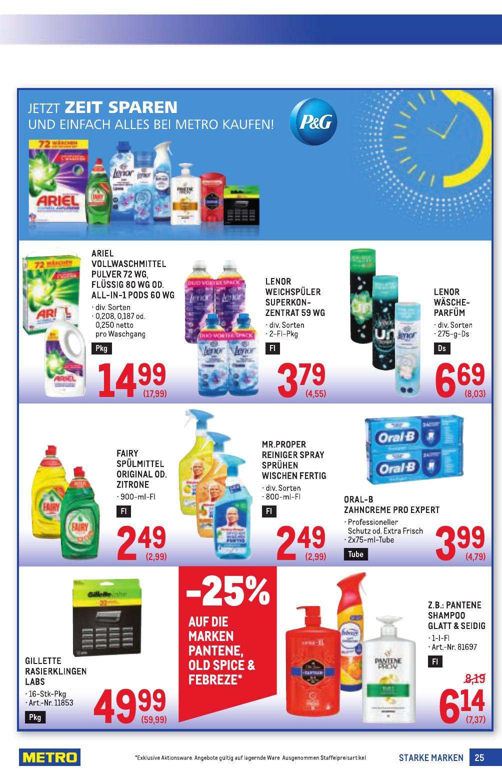 Metro Grosse Marken flyer page