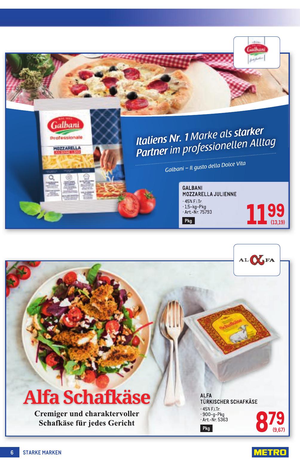 Metro Grosse Marken flyer page