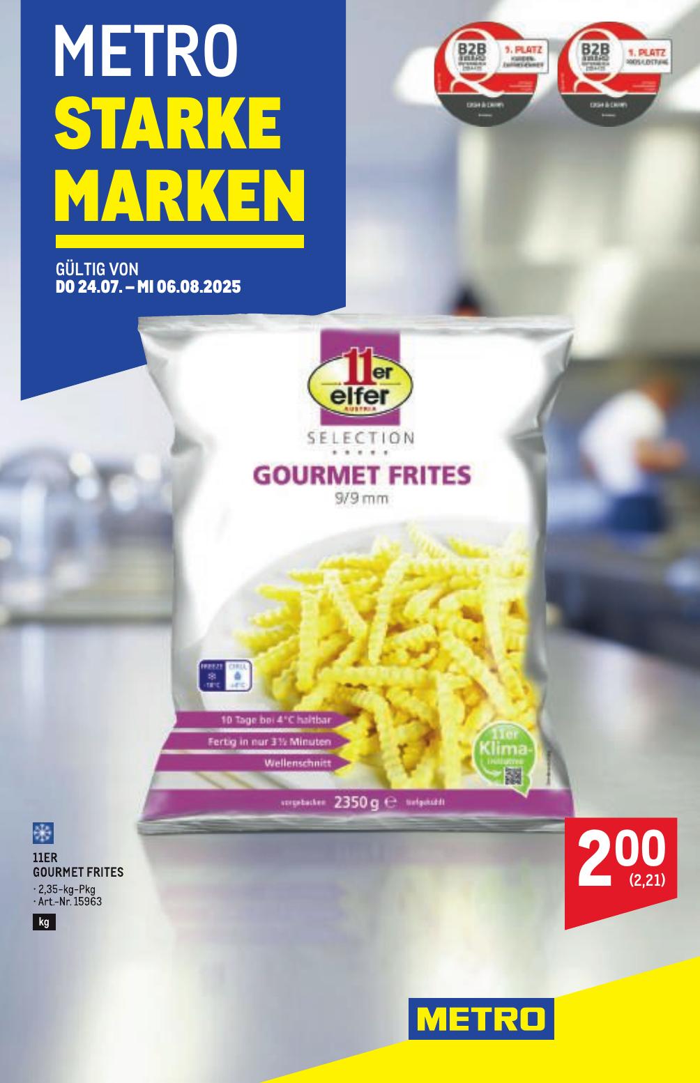 Metro Grosse Marken flyer page