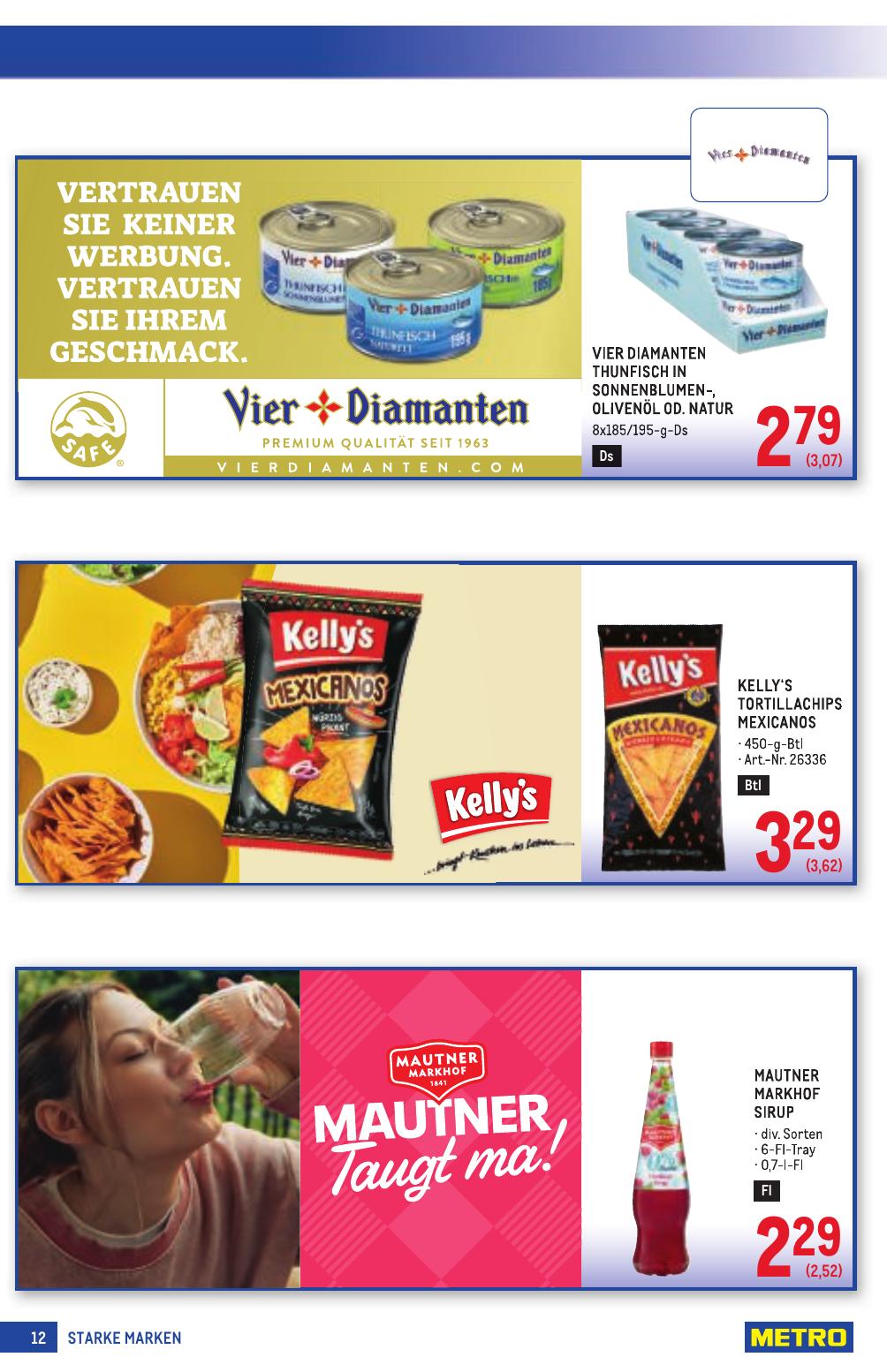 Metro Grosse Marken flyer page