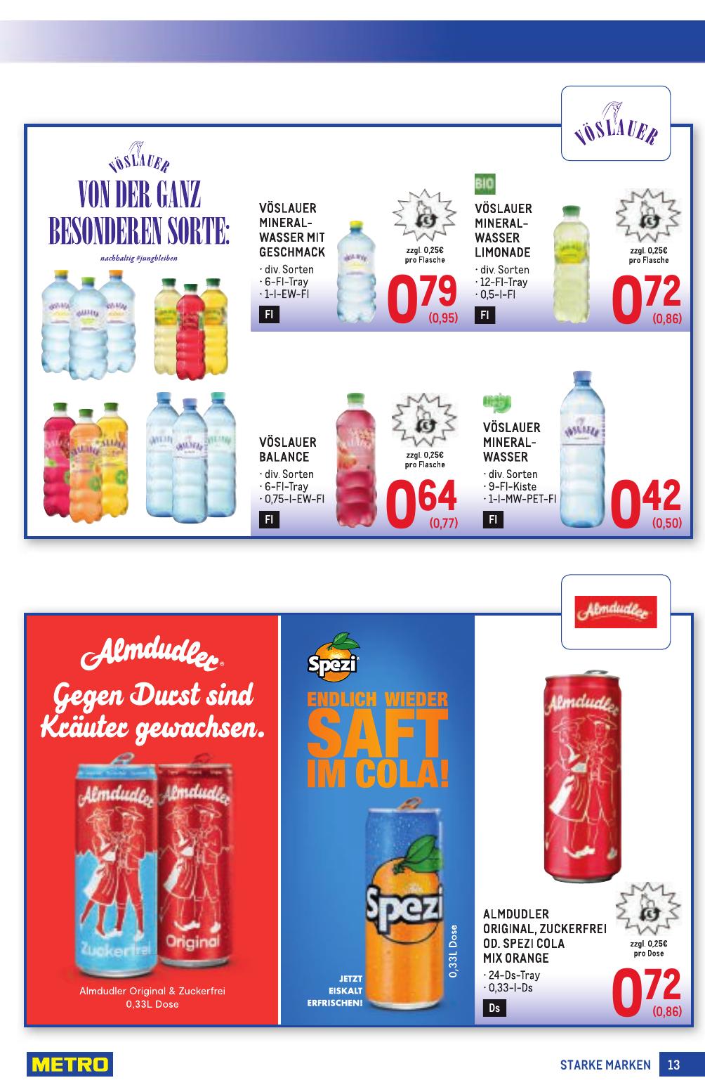 Metro Grosse Marken flyer page