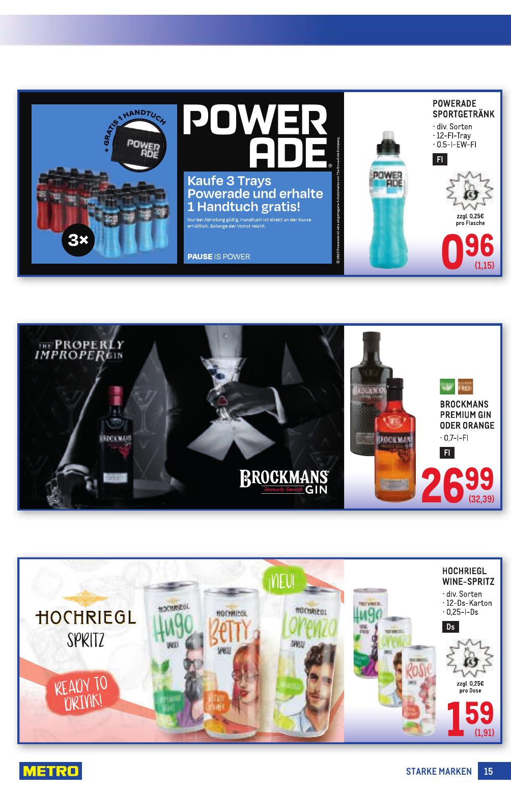 Metro Grosse Marken flyer page