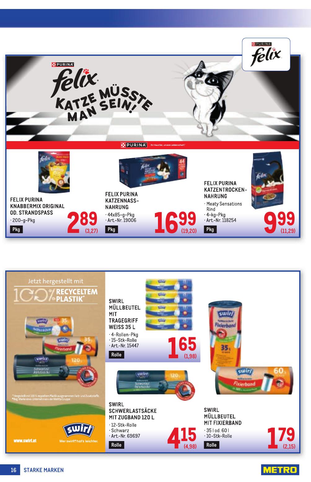 Metro Grosse Marken flyer page