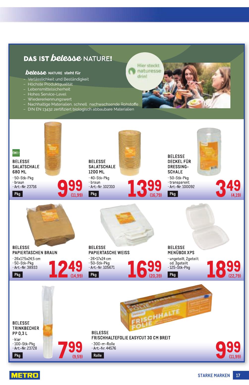 Metro Grosse Marken flyer page
