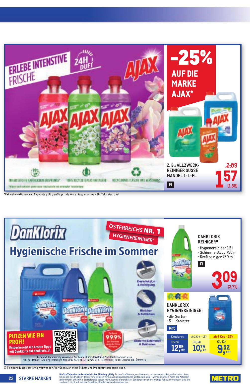 Metro Grosse Marken flyer page