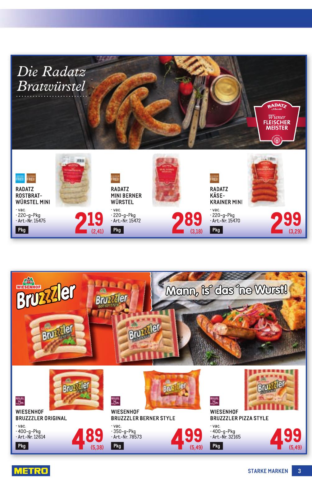 Metro Grosse Marken flyer page