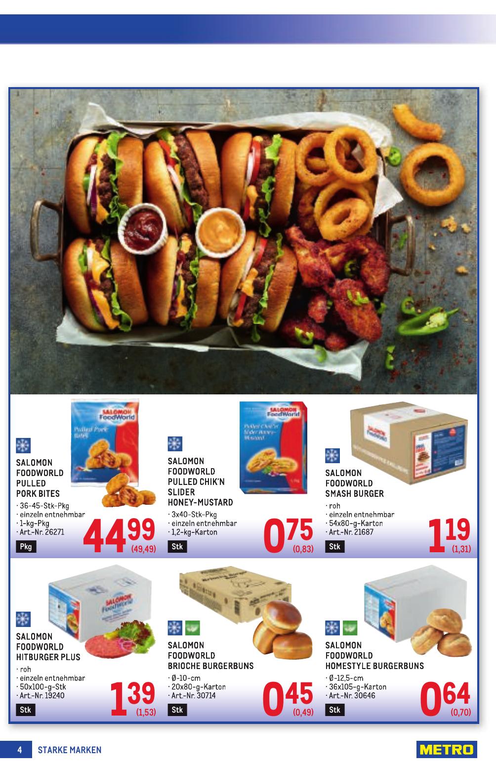 Metro Grosse Marken flyer page
