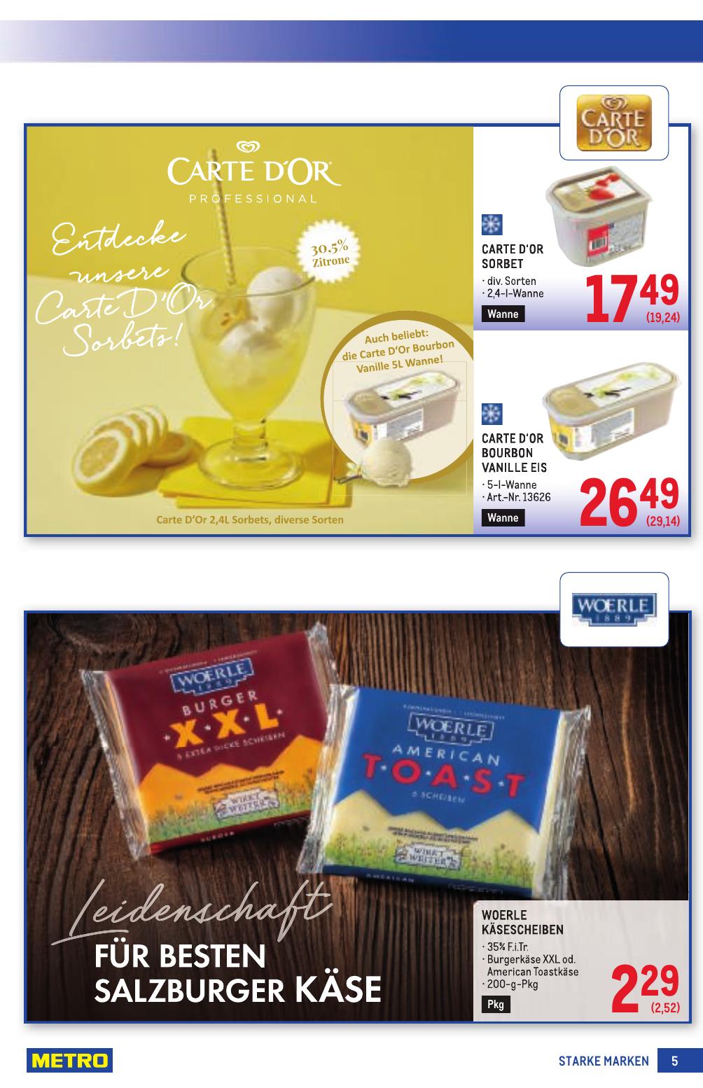 Metro Grosse Marken flyer page