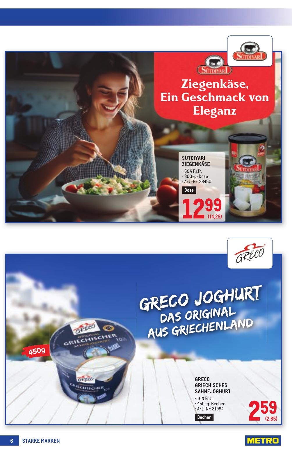 Metro Grosse Marken flyer page