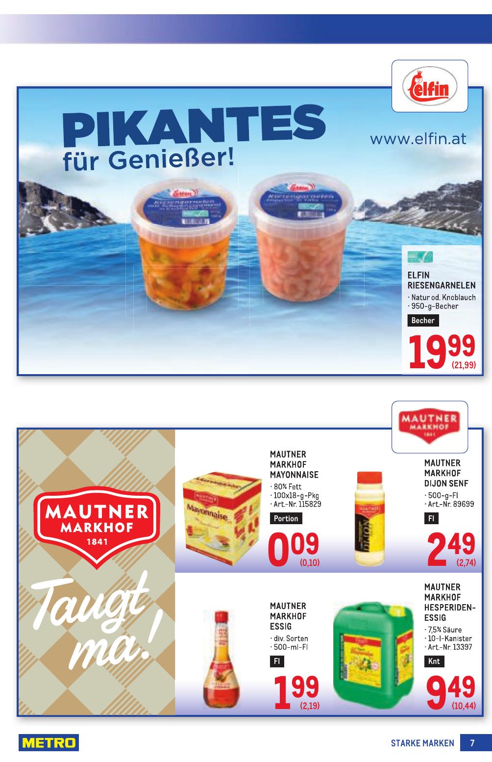 Metro Grosse Marken flyer page