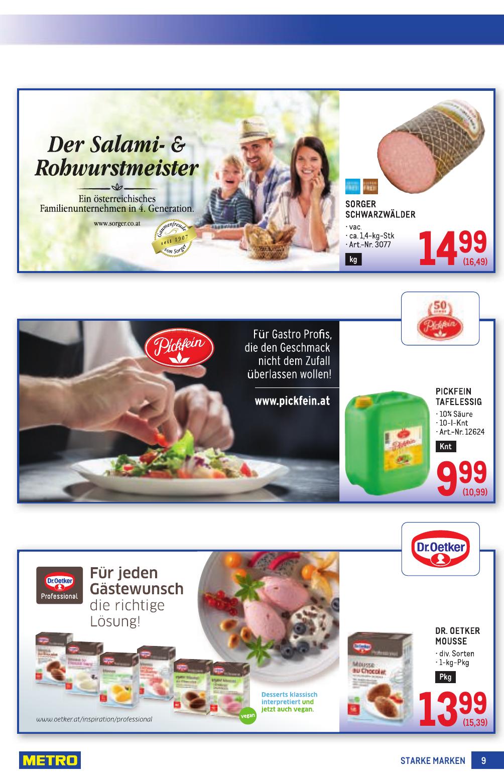 Metro Grosse Marken flyer page