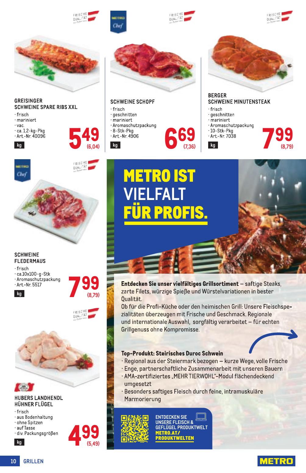 Metro Profi flyer page