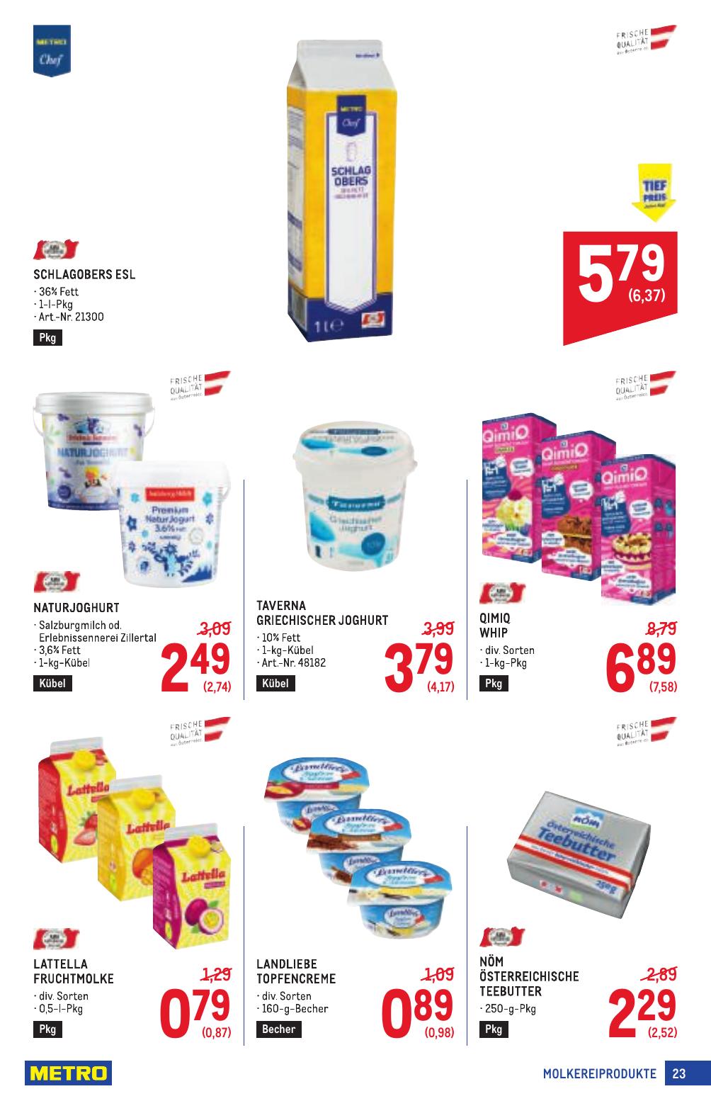 Metro Profi flyer page