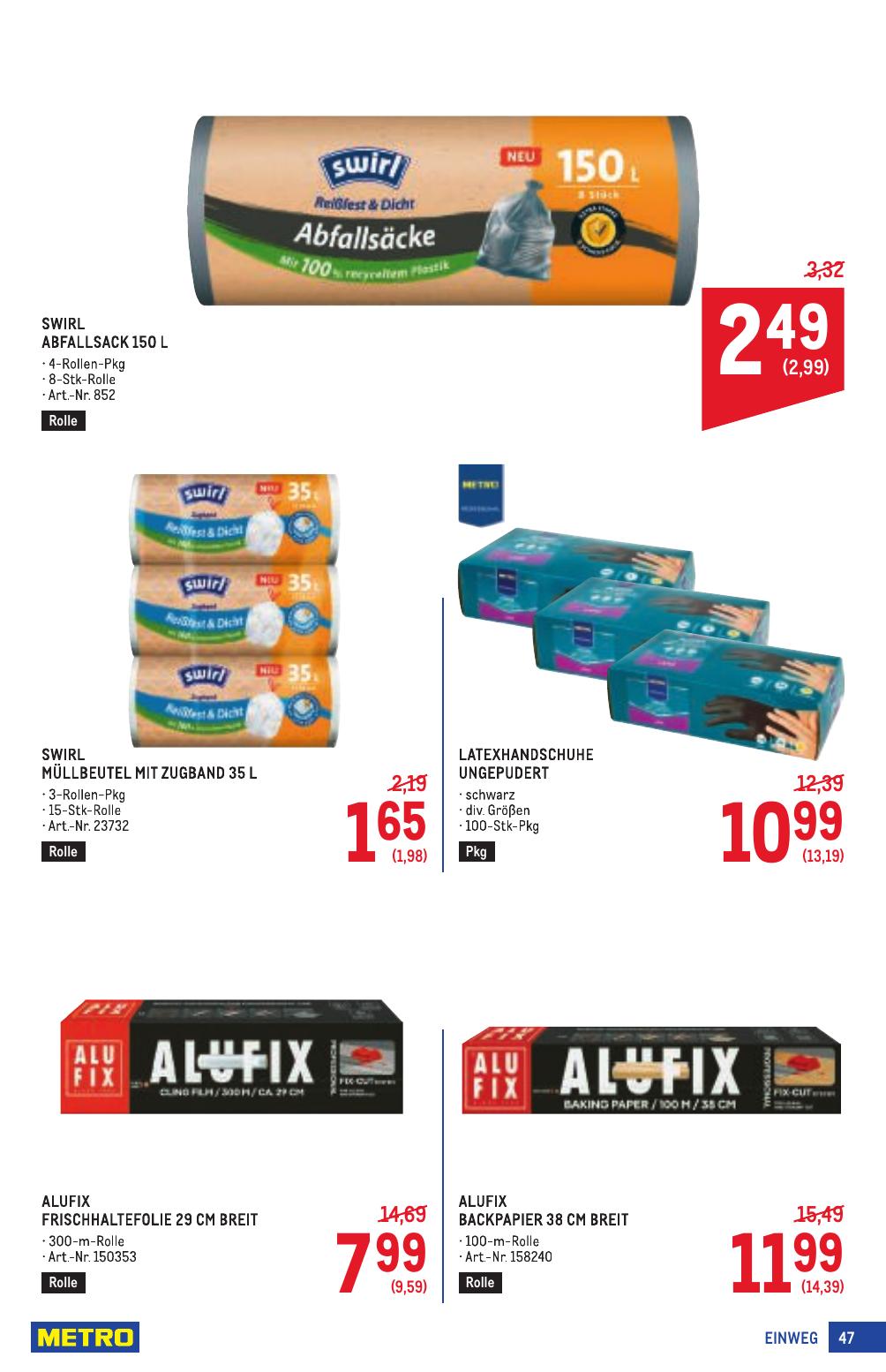Metro Profi flyer page