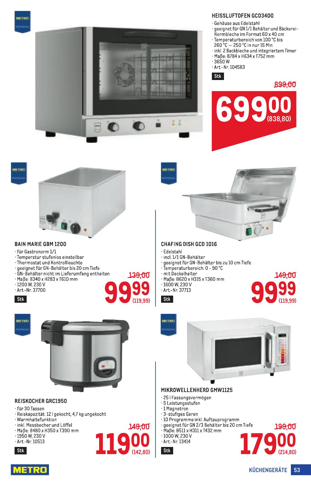 Metro Profi flyer page