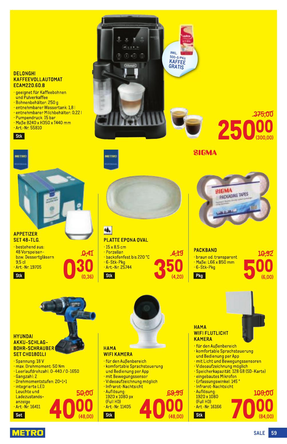 Metro Profi flyer page
