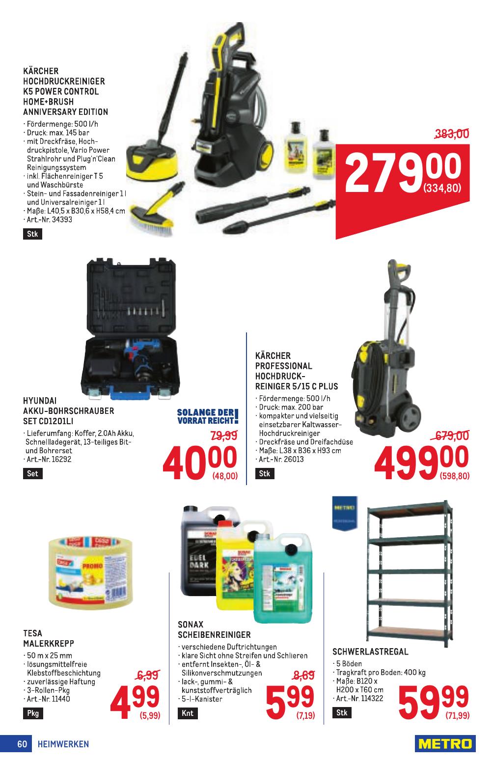 Metro Profi flyer page