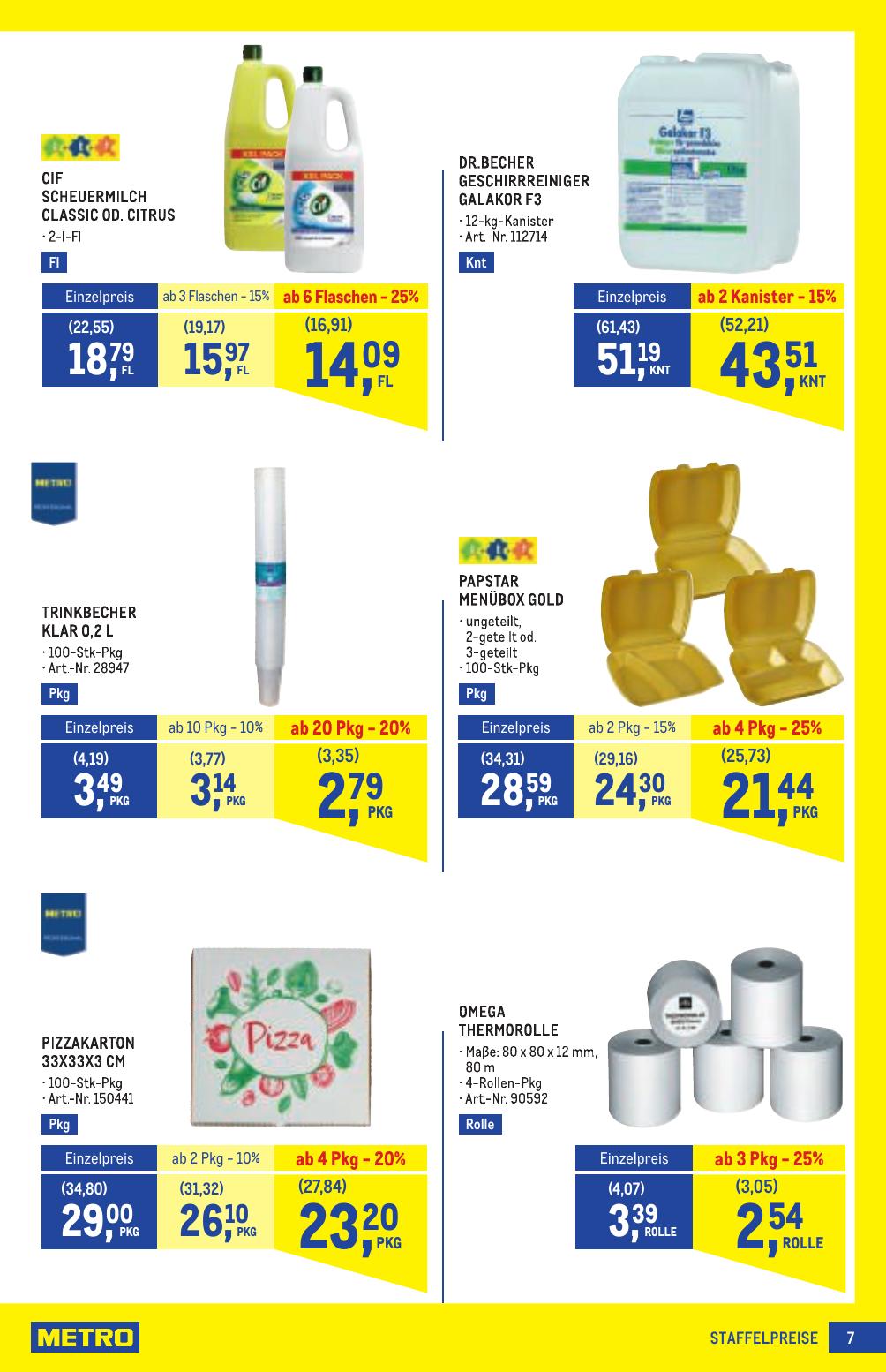 Metro Profi flyer page