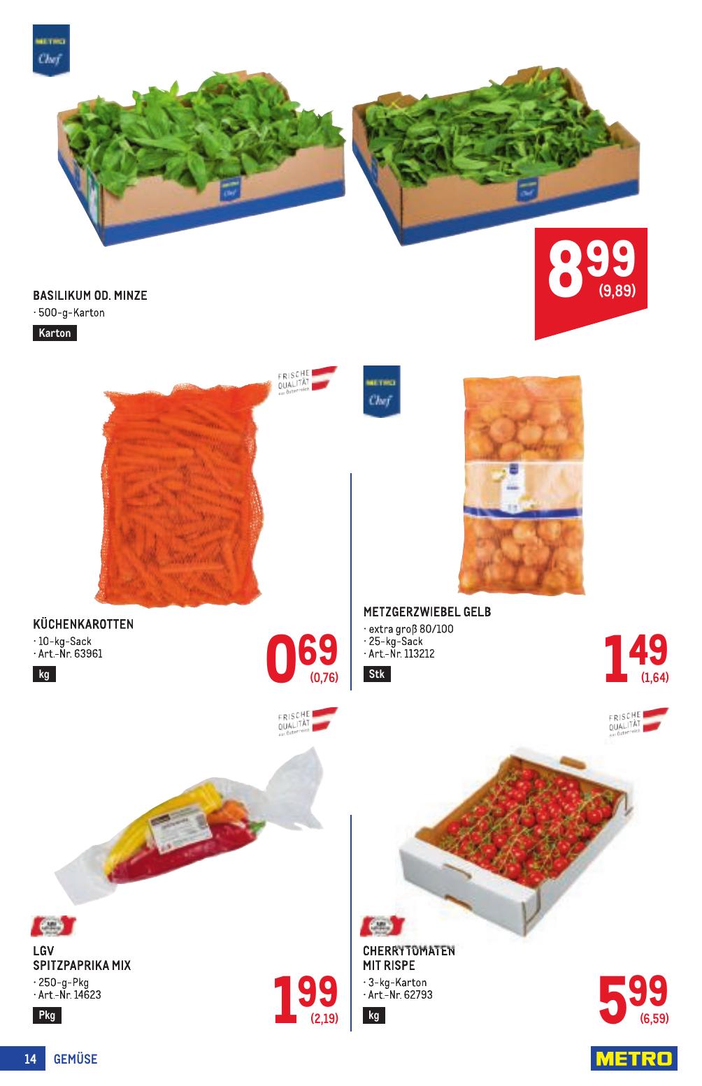 Metro Profi flyer page