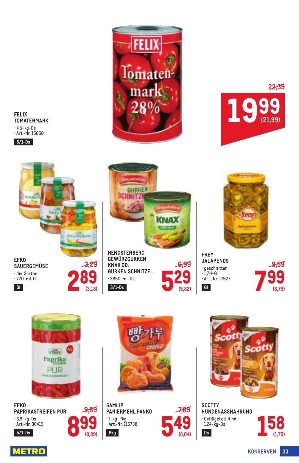 Metro Profi flyer page