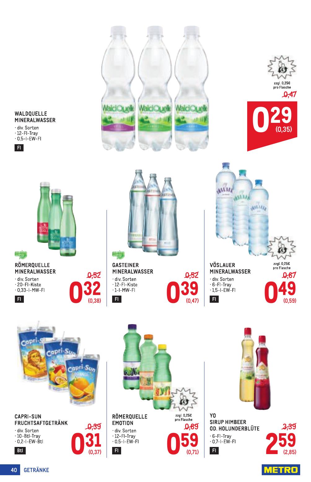 Metro Profi flyer page