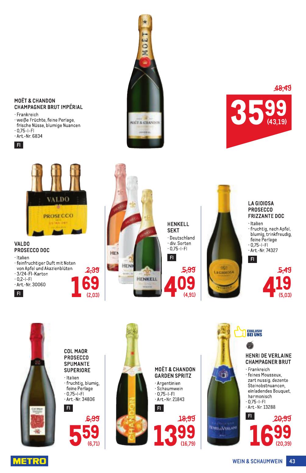 Metro Profi flyer page