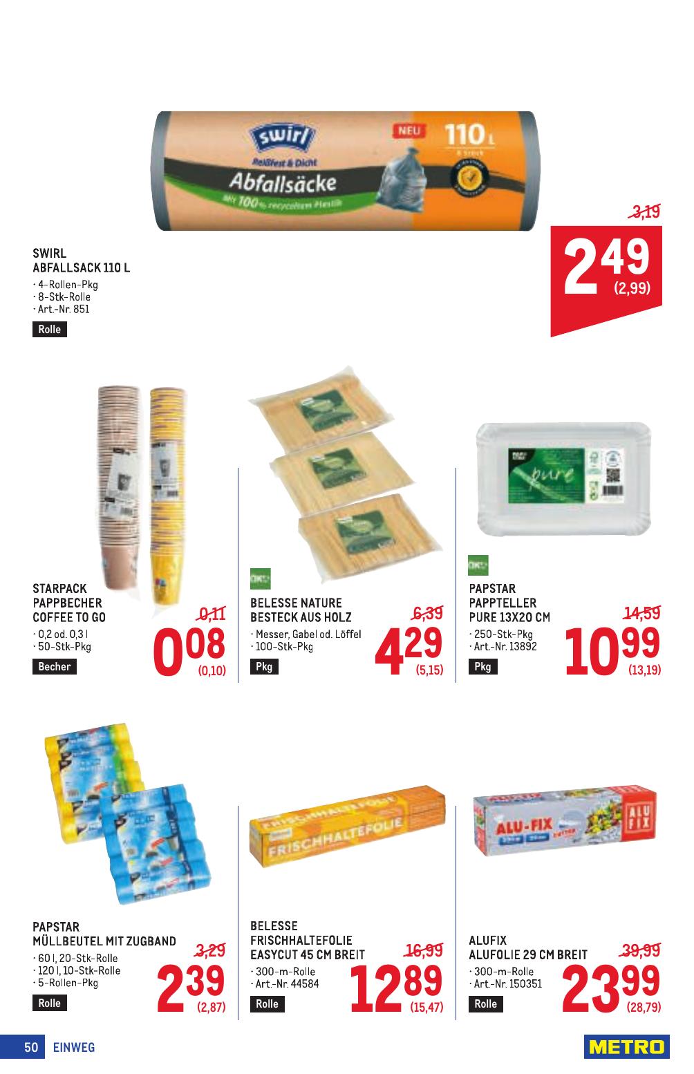 Metro Profi flyer page