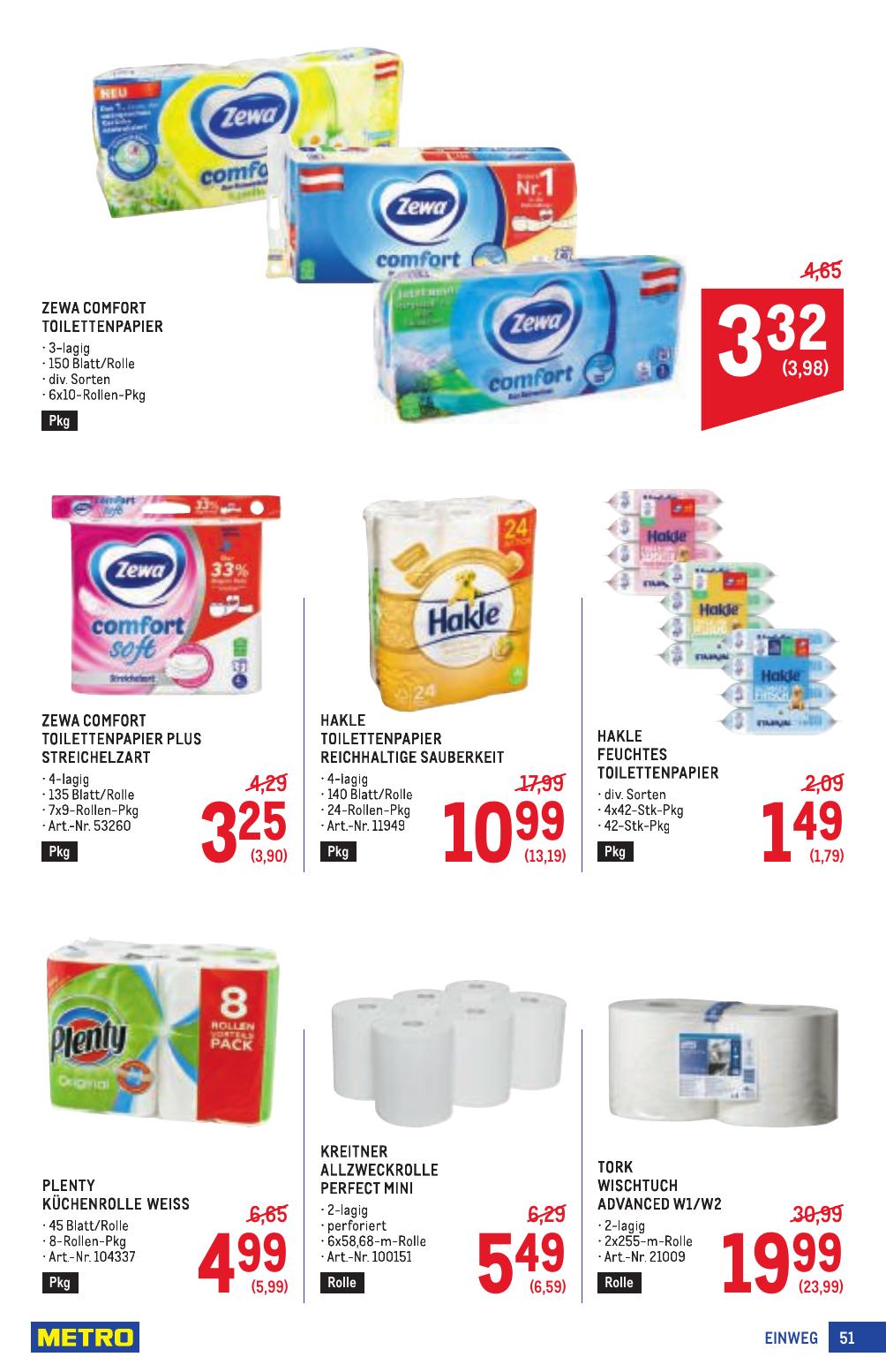 Metro Profi flyer page