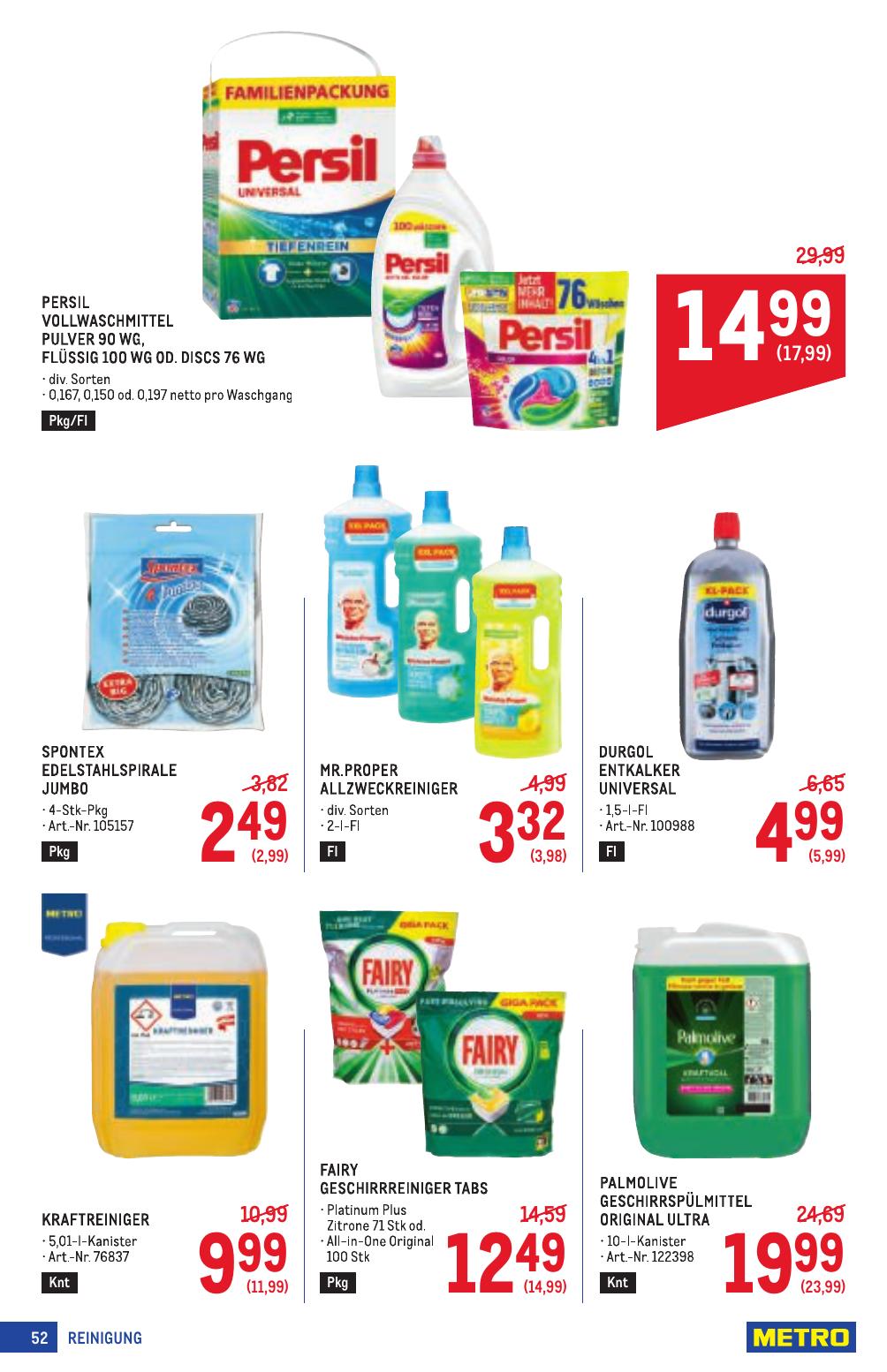 Metro Profi flyer page