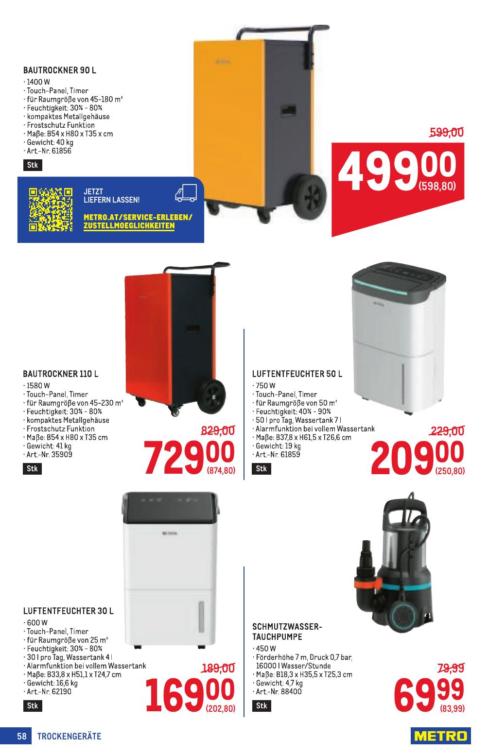 Metro Profi flyer page