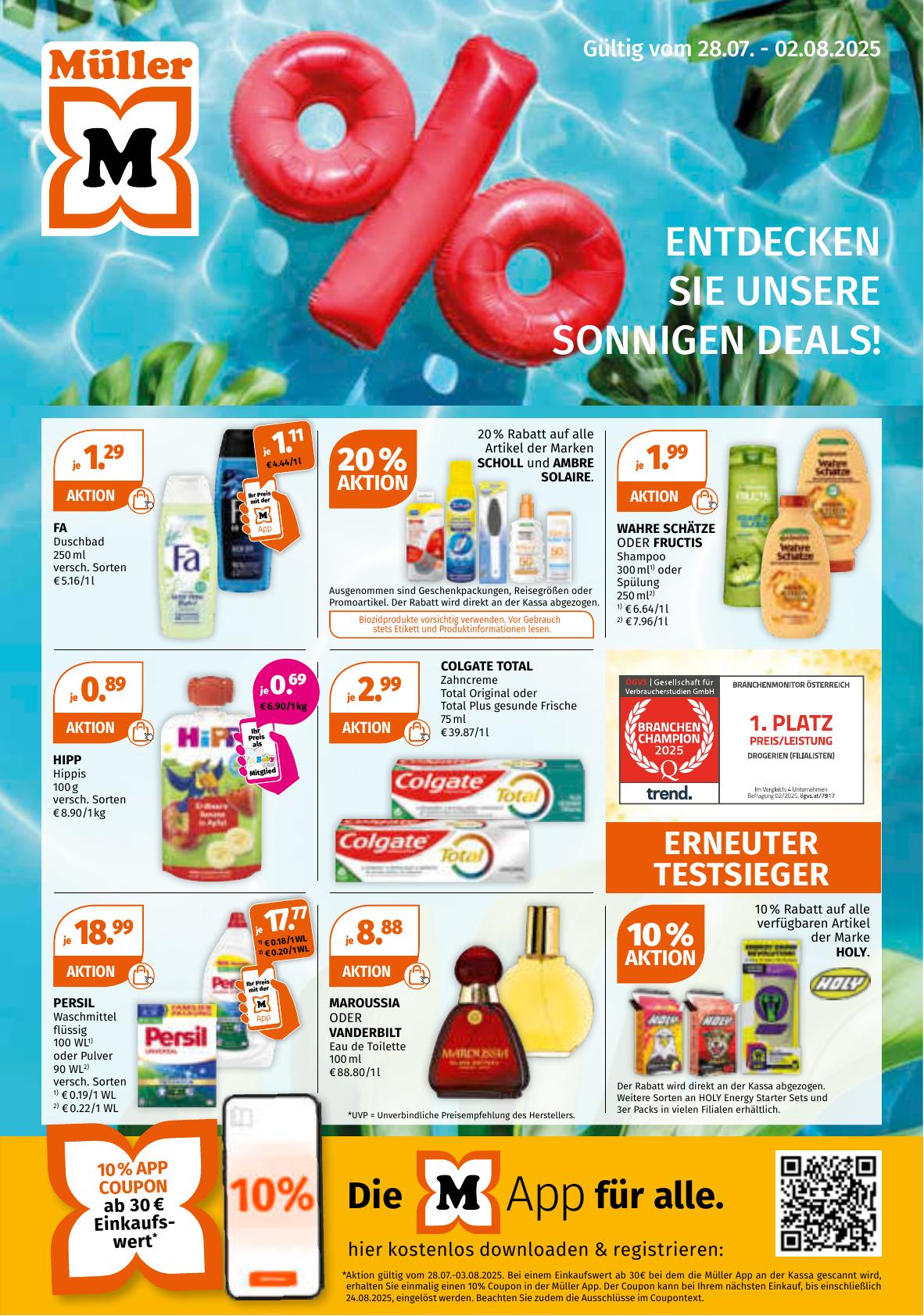 MÃ¼ller flyer page