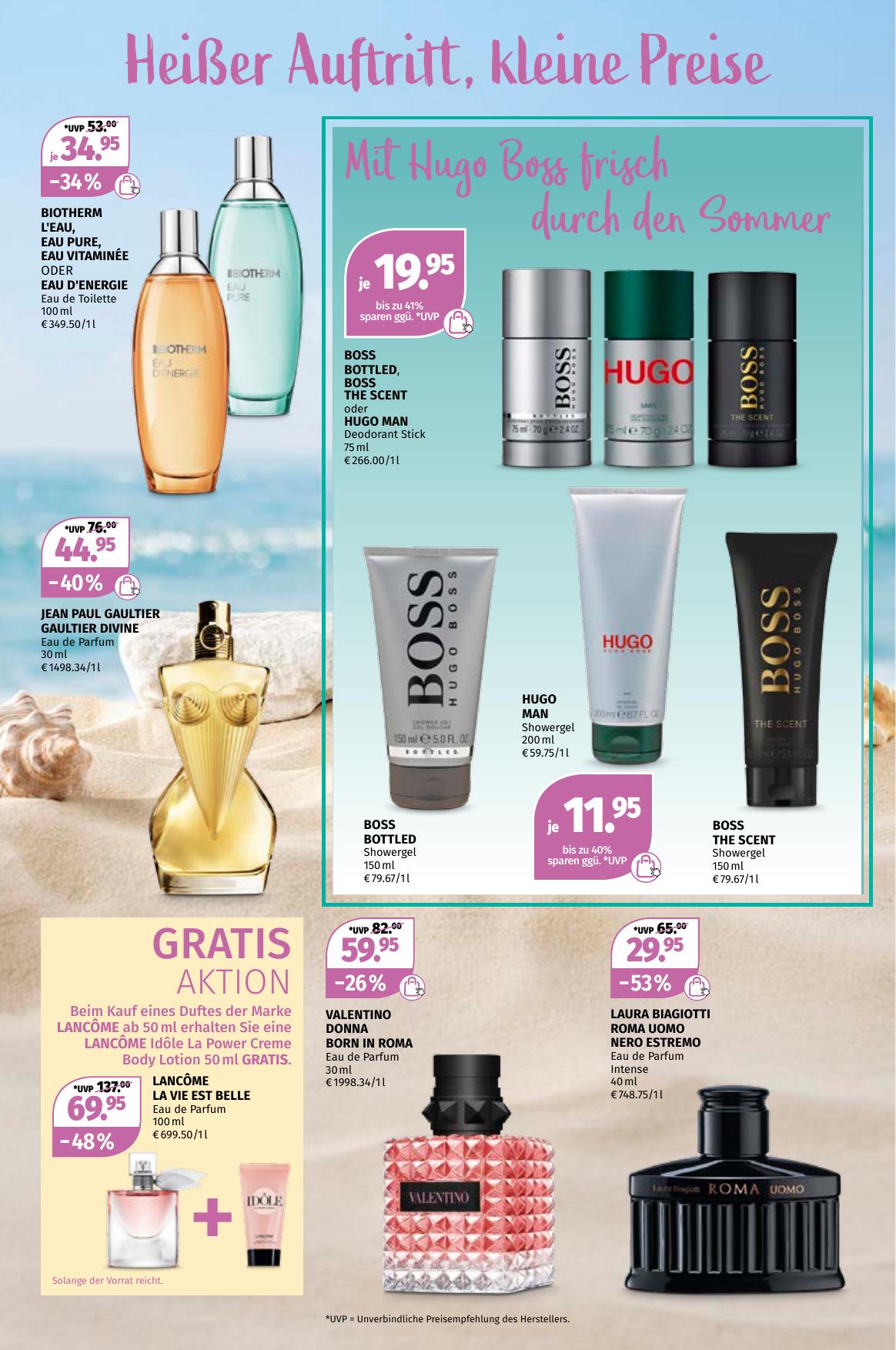 MÃ¼ller Parfumerie flyer page