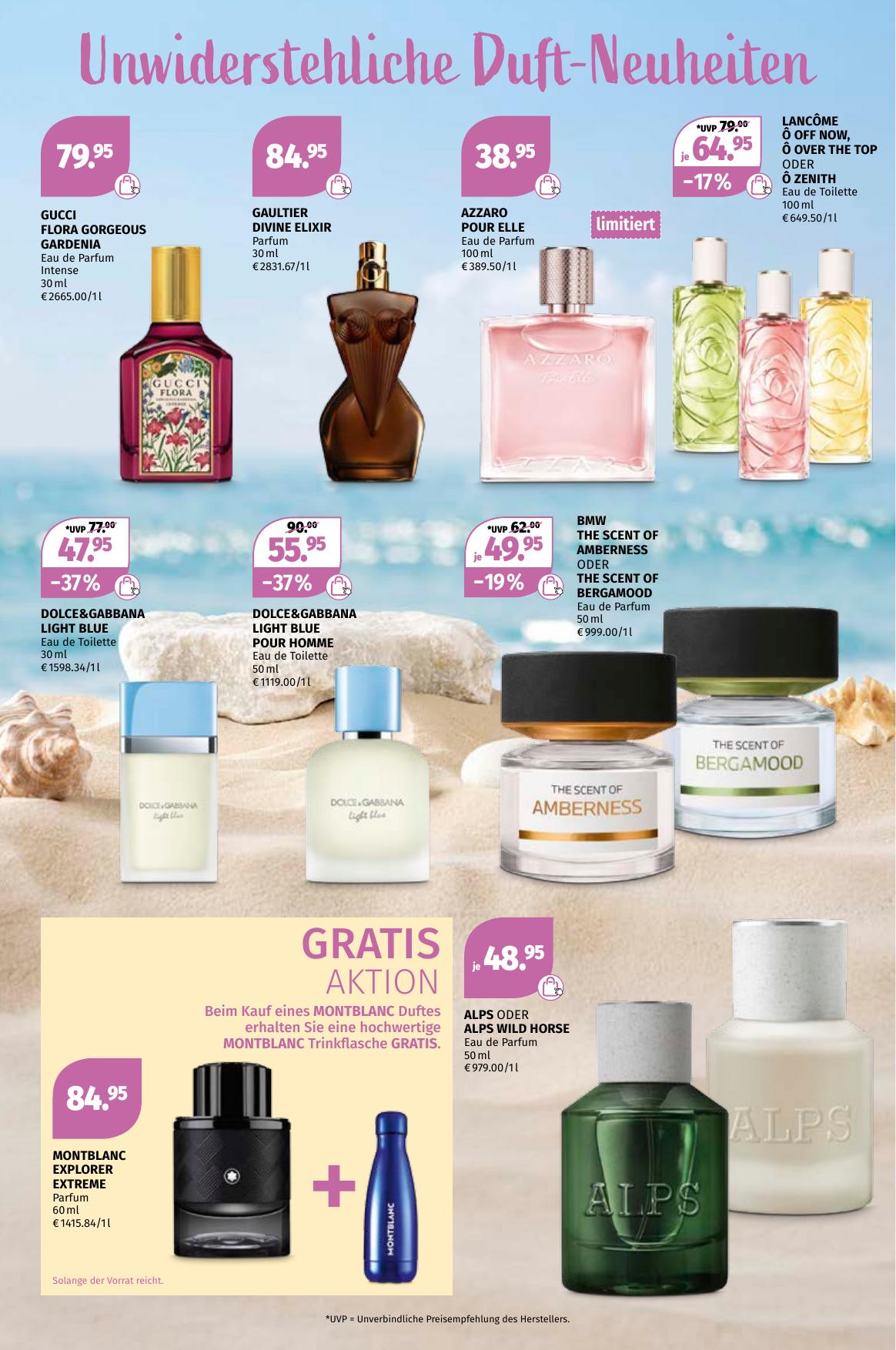 MÃ¼ller Parfumerie flyer page