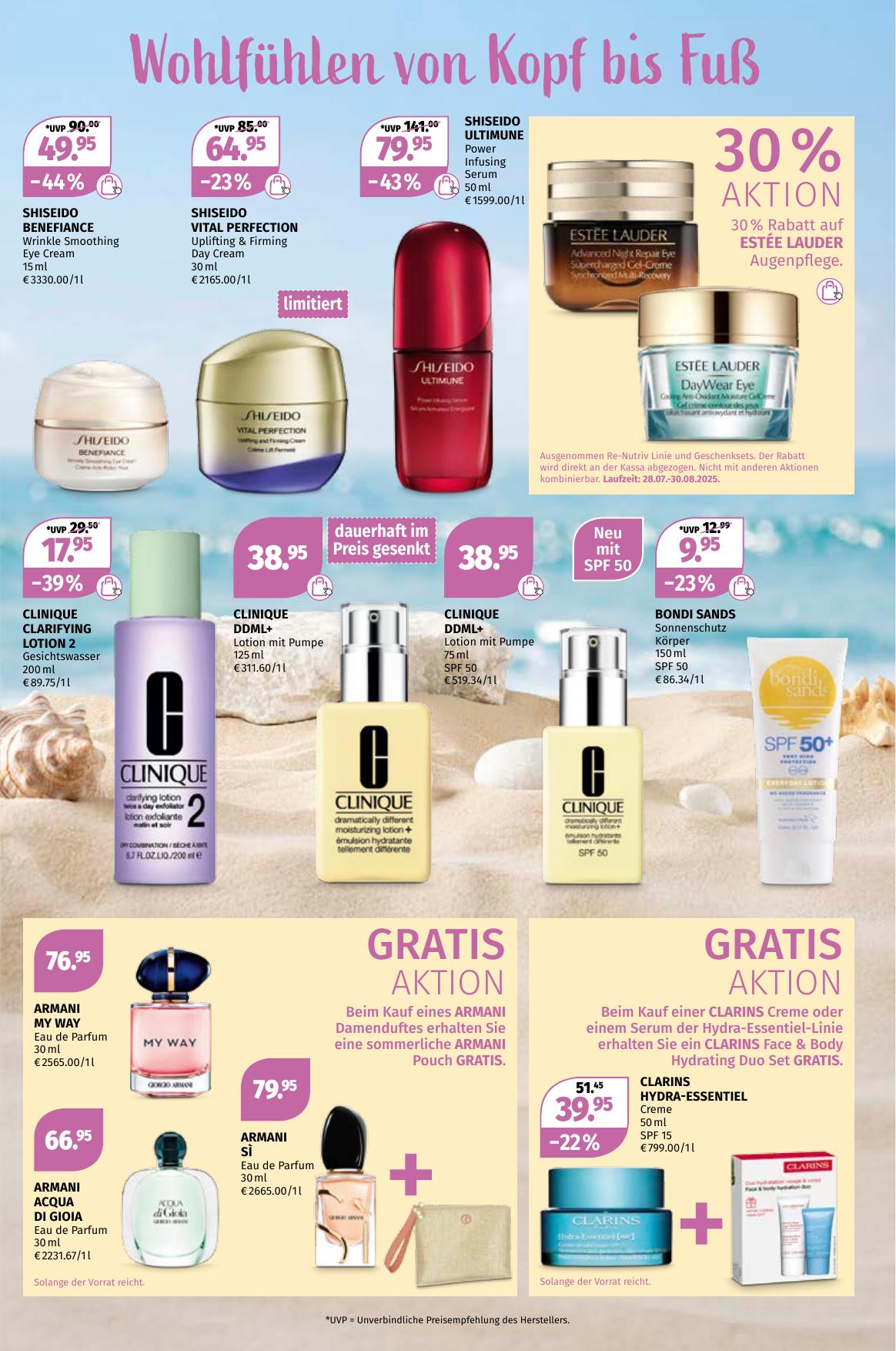 MÃ¼ller Parfumerie flyer page