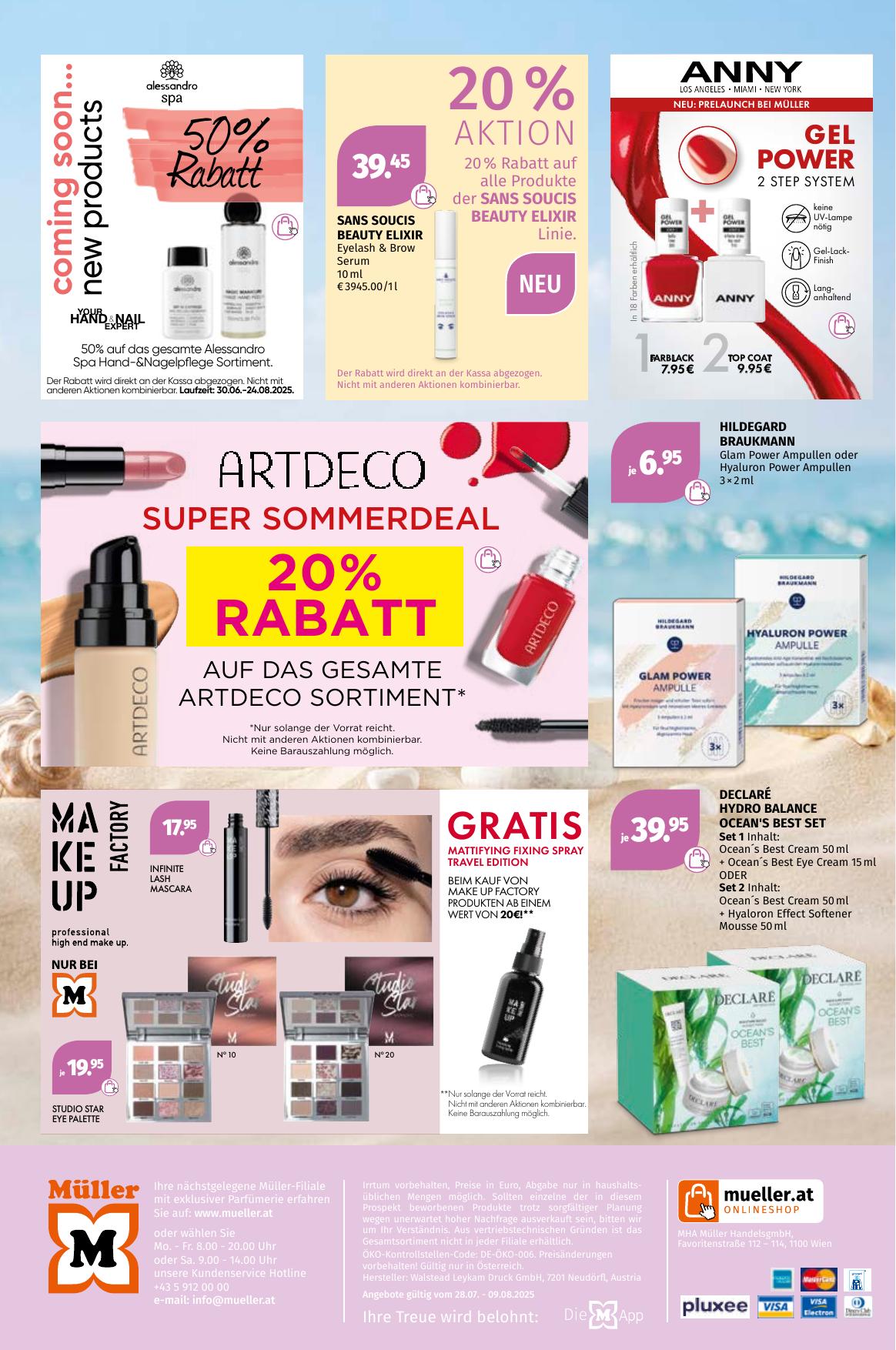 MÃ¼ller Parfumerie flyer page